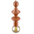 TK Lighting TOWER függeszték fém, téglaszín, E27 - TK-10869
