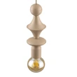 TK Lighting TOWER függeszték fém, bézs, E27 - TK-10870