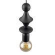 TK Lighting TOWER függeszték fém, fekete, E27 - TK-10871
