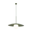 TK Lighting SLATE függeszték fém , üveg, zöld, fehér, E27 - TK-10909