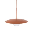 TK Lighting SLATE függeszték fém , üveg, téglaszín, fehér, E27 - TK-10911