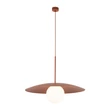 TK Lighting SLATE függeszték fém , üveg, téglaszín, fehér, E27 - TK-10911