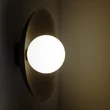 TK Lighting SLATE fali lámpa fém, üveg, fekete, G9 - TK-10934