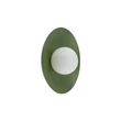 TK Lighting SLATE fali lámpa fém, üveg, zöld, G9 - TK-10935