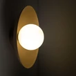 TK Lighting SLATE fali lámpa fém, üveg, bézs, G9 - TK-10936