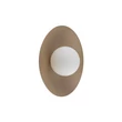 TK Lighting SLATE fali lámpa fém, üveg, bézs, G9 - TK-10936