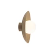 TK Lighting SLATE fali lámpa fém, üveg, bézs, G9 - TK-10936