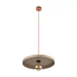 TK Lighting SILA függeszték fém, bézs, téglaszín, E27 - TK-10955