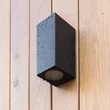 TK Lighting AXIS kültéri fali lámpa fém, üveg, szürke, GU10, IP44 - TK-10970