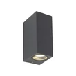 TK Lighting AXIS kültéri fali lámpa fém, üveg, szürke, GU10, IP44 - TK-10970