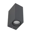 TK Lighting AXIS kültéri fali lámpa fém, üveg, szürke, GU10, IP44 - TK-10970