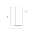 TK Lighting AXIS kültéri fali lámpa fém, üveg, szürke, GU10, IP44 - TK-10970
