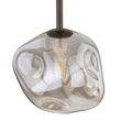 TK Lighting LAVA függeszték fém, üveg, barna, borostyán, G9 - TK-11025