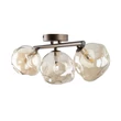 TK Lighting LAVA mennyezet lámpa fém, üveg, barna, borostyán, G9 - TK-11035