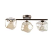 TK Lighting LAVA mennyezet lámpa fém, üveg, barna, borostyán, G9 - TK-11035