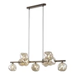 TK Lighting LAVA függeszték fém, üveg, barna, borostyán, G9 - TK-11037