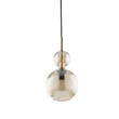 TK Lighting SOPHIA függeszték fém, üveg, fekete, borostyán, E14 - TK-11040