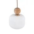 TK Lighting BALLO függeszték fém, üveg, bézs, fehér, E14 - TK-11049