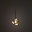 TK Lighting LAVA függeszték fém, üveg, bézs, borostyán, G9 - TK-11106