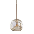 TK Lighting LAVA függeszték fém, üveg, bézs, borostyán, G9 - TK-11106