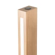 TK Lighting TEO állólámpa fém, fa, műanyag, fekete, barna, LED, 13W, 3000K, 2147 Lm - TK-1391