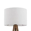 TK Lighting GRAND állólámpa fém, fa, szövet, barna, szürke, E27 - TK-16004