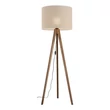 TK Lighting GRAND állólámpa fém, fa, szövet, barna, bézs, E27 - TK-16017