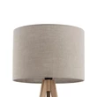 TK Lighting GRAND állólámpa fém, fa, szövet, barna, bézs, E27 - TK-16021