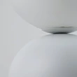 TK Lighting MIKI asztali lámpa üveg, fehér, G9 - TK-16037