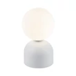 TK Lighting MIKI asztali lámpa üveg, fehér, G9 - TK-16037