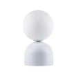 TK Lighting MIKI asztali lámpa üveg, fehér, G9 - TK-16037