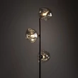 TK Lighting LAVA állólámpa fém, üveg, barna, borostyán, G9 - TK-16150