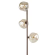 TK Lighting LAVA állólámpa fém, üveg, barna, borostyán, G9 - TK-16150