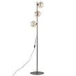 TK Lighting LAVA állólámpa fém, üveg, barna, borostyán, G9 - TK-16150