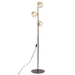 TK Lighting LAVA állólámpa fém, üveg, barna, borostyán, G9 - TK-16150