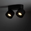 TK Lighting SPARK DUO mennyezet lámpa fém, fekete, LED, 10W, 3000K, 1531 Lm - TK-18164