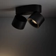 TK Lighting SPARK DUO mennyezet lámpa fém, fekete, LED, 10W, 3000K, 1531 Lm - TK-18164