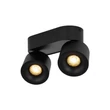 TK Lighting SPARK DUO mennyezet lámpa fém, fekete, LED, 10W, 3000K, 1531 Lm - TK-18164