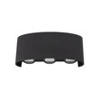 TK Lighting ARROW kültéri fali lámpa fém, fekete, LED, 1W, 3000K, 480 Lm, IP54 - TK-18181
