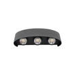 TK Lighting ARROW kültéri fali lámpa fém, fekete, LED, 1W, 3000K, 480 Lm, IP54 - TK-18181