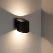 TK Lighting VERTO kültéri fali lámpa fém, fekete, LED, 5W, 3000K, 650 Lm, IP54 - TK-18183