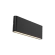 TK Lighting ARWENA kültéri fali lámpa fém, fekete, LED, 12W, 3000K, 1000 Lm, IP54 - TK-18186