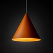 TK Lighting CONO függeszték fém, narancssárga, E27 - TK-3280
