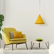 TK Lighting CONO függeszték fém, sárga, E27 - TK-3281