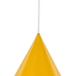 TK Lighting CONO függeszték fém, sárga, E27 - TK-3281