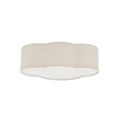 TK Lighting CLOUD mennyezet lámpa fém, szövet, műanyag, bézs, fehér, E27 - TK-4336