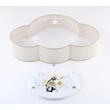 TK Lighting CLOUD mennyezet lámpa fém, szövet, műanyag, bézs, fehér, E27 - TK-4336