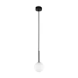 TK Lighting MARTIN függeszték fém, üveg, fekete, fehér, G9 - TK-4502
