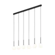 TK Lighting MARTIN függeszték fém, üveg, fekete, fehér, G9 - TK-4504
