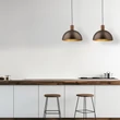 TK Lighting OSLO függeszték fém, fa, barna, E27 - TK-4508